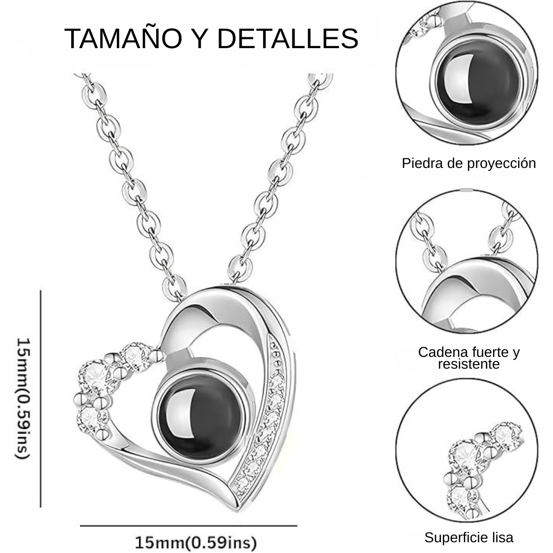 Collar con Proyección de Foto – Guarda un Recuerdo Inolvidable en una Joya Única